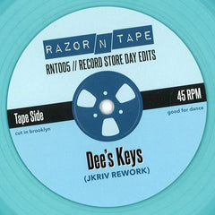 JKriv – Record Store Day Edits - Razor N Tape – RNT005 BLUE VINYL