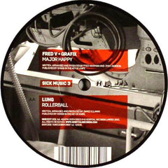 Fred V + Grafix / Lung – Sick Music 3 - Hospital Records – NHS221T