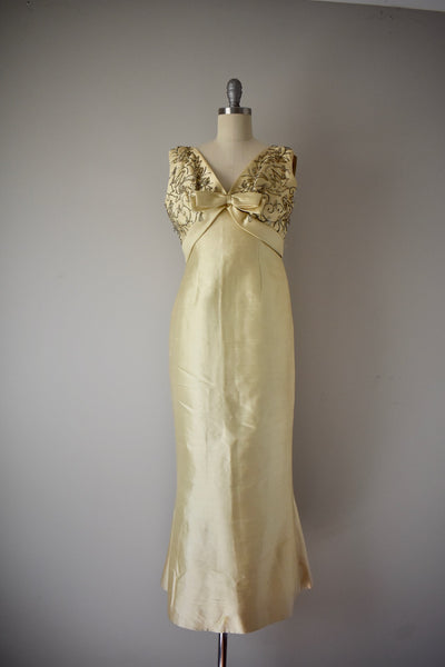 1960 evening dress