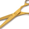 featuring golden hair scissors adjustment knob