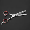 precision and style with our sleek silver thinning scissors