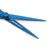 blending hair scissor's blades taichi logo marked in white color blades