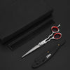 Best Hair Trimming Scissor, black razor and comb with pouch