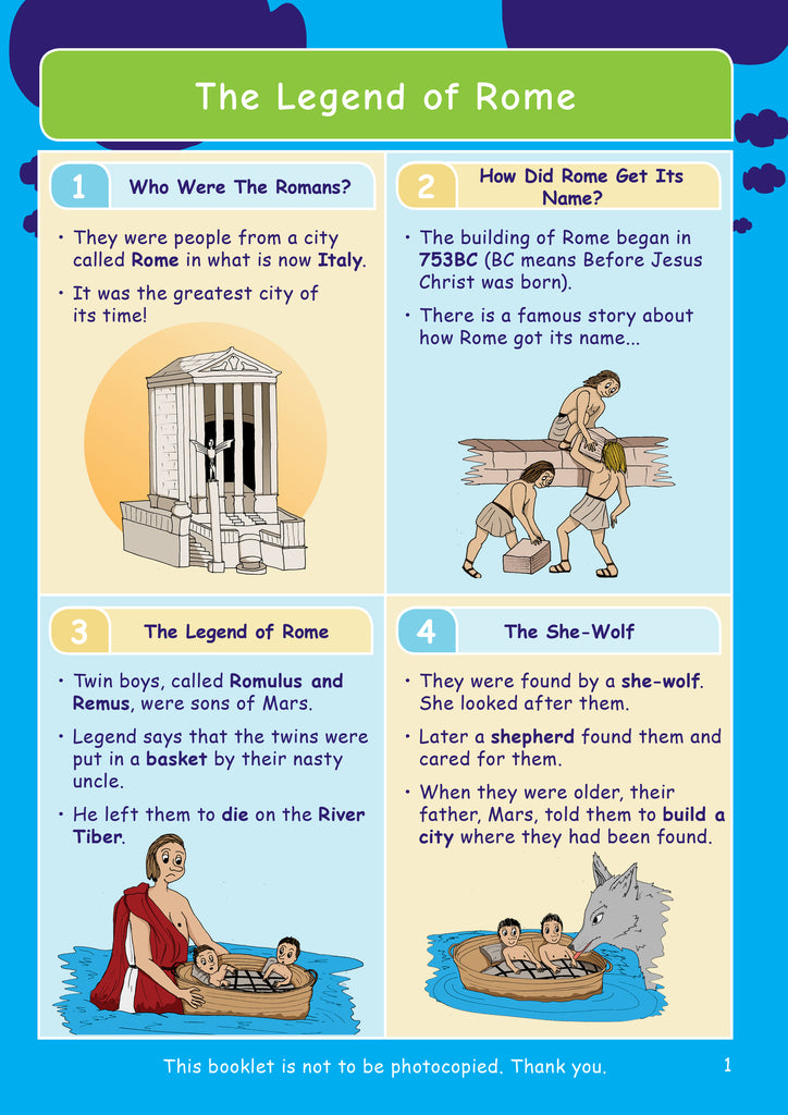 Ks2 History The Roman Empire Resources For Dyslexics 