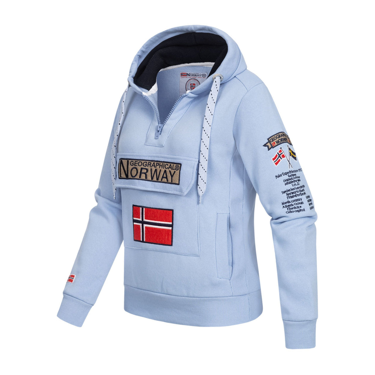 Geographical Norway Gymclass Femme - Sweat à capuche - Geographical Norway GYMCLASS_LADY_BLANC_S_SDB-GYMCLASS_LADY_BLEU_PETROLE_S_SDB-GYMCLASS_LADY_BLEU_ROYAL_S_SDB-GYMCLASS_LADY_BLEU_CIEL_S_SDB-GYMCLASS_LADY_BORDEAUX_S_SDB-GYMCLASS_LADY_GRENAT_S_SDB-GYMCLASS_LADY_GRIS_FONCE_S_SDB-GYMCLASS_LADY_GRIS_CLAIR_S_SDB-GYMCLASS_LADY_MARINE_S_SDB-GYMCLASS_LADY_KAKI_S_SDB
