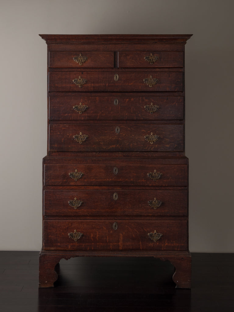 English Oak Highboy Blackman Cruz