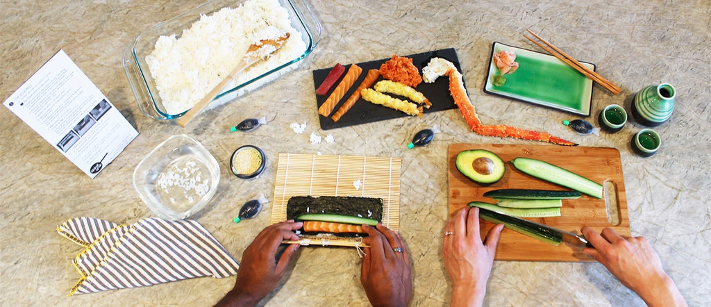 Homemade Sushi rolls recipes How To global grub  