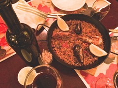 seafood paella Barcelona Restaurant Rene Carley Sheehy