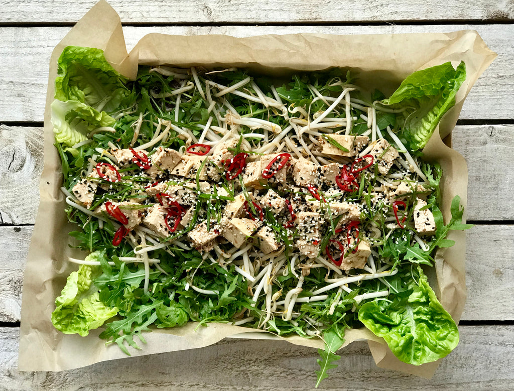 Honey marinated Tofu Individual Platter | Salad Days Online