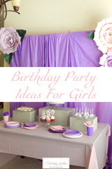 Birthday Party Ideas for Girls - Butterflies and Giant Paper Flowers - Celebrating Together