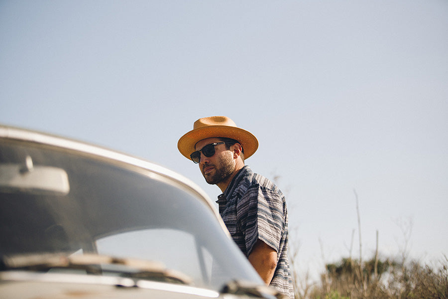 Iron & Resin Straw Fedora