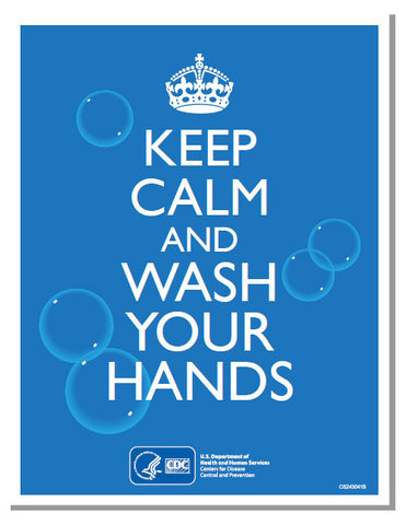 Coronavirus Poster: Keep Calm and Wash Your Hands