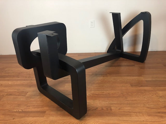 huella microscopio Propuesta alternativa Art deco metal dining table base – R-Home Furniture