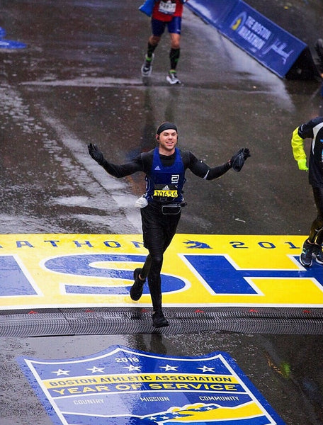 Patrick O'Brien, Type-1 Diabetic, running the Boston Marathon.