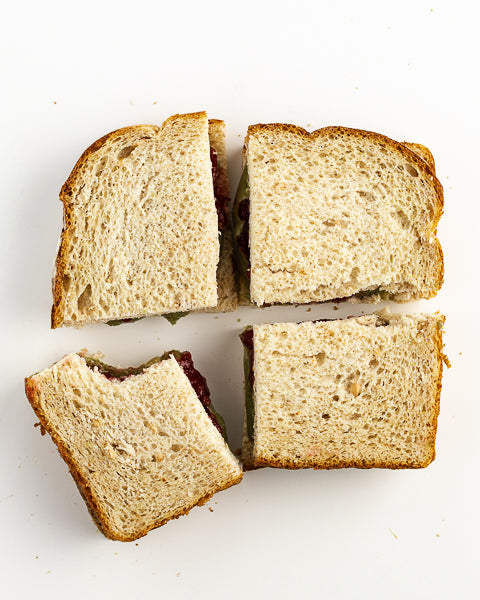 Pumpkin Seed Butter and Jelly Sandwich. Great for school lunches!