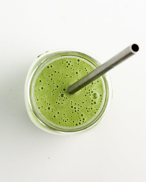Pumpkin Seed Butter green smoothie. Tastes great with fruits and veggies!
