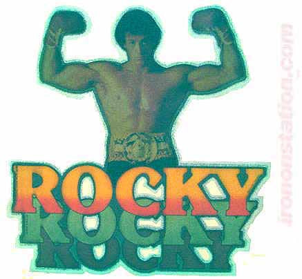 vintage transfer 70s iron shirt movie rocky balboa 1979 stallone nos sylvester authentic tee retro tv original
