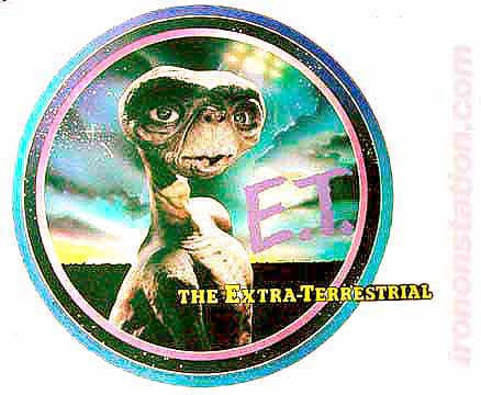 RARE Original 1982 E.T The Extra-Terrestrial Iron On Transfer Movie 