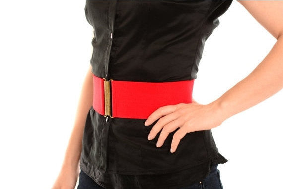 3" red belt