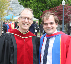 Prof Richard Oleschuk and Dr Kyle Bachus, June 2017.
