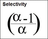 Selectivity equation