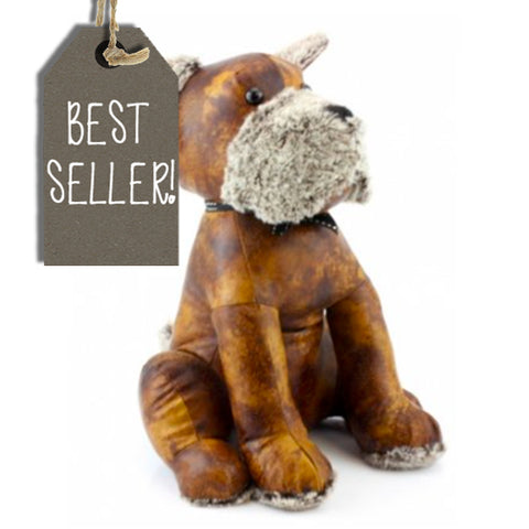 Doggy Doorstop Faux Leather 10252