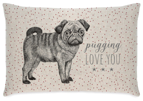 Long Cushion - Pug 5673