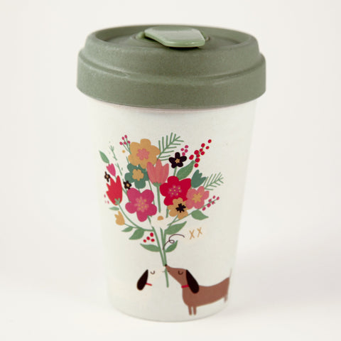 Bamboo Cup - Lovely Doggies 11131