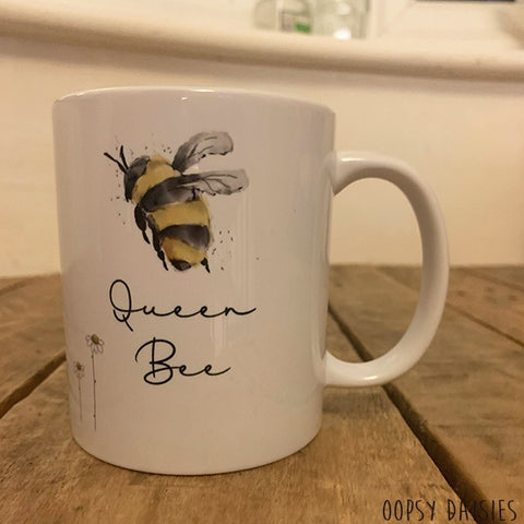 Bees & Daisies 11oz Mug - Queen Bee 10858