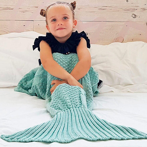 Mermaid Blanket Child - Emerald 13000