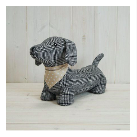 Check Sausage Dog Doorstop 12848