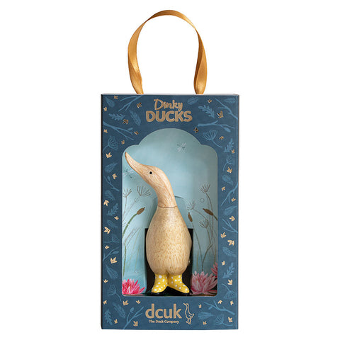 DCUK Dinky Duck with Spotty Welly - Yellow 10304