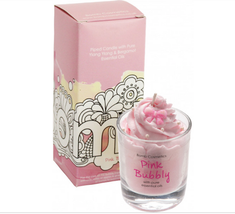 Candle Piped - Pink Bubbly 5660