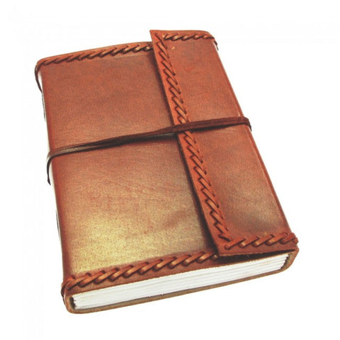 Large Stitched Leather Journal 7524