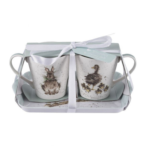 Mug & Tray Set - Countryside Animals 11385