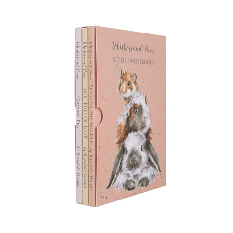 Notebooks Set of 3 - Whispers and Paws 12482