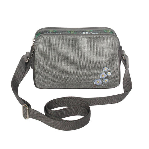 Earth Squared Autumn Patchwork Anna Bag in Grey 13570