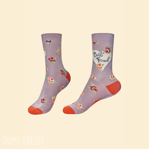 Powder Ankle Sock - Besties in Lilac 13717