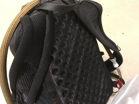 The mesh backing, while breathable, really is too aggressive when rubbing against most fabrics. The IcePlate offers a unique benefit with this pack.