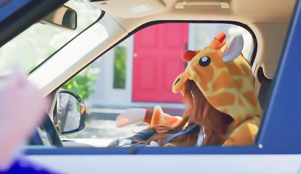 Meghan Trainor Wears Giraffe Kigurumi Onesie in Music Video Me Too