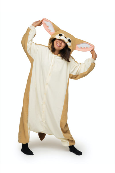 Fennec Fox Kigurumi Adult Animal Onesie Costume Pajama By Sazac