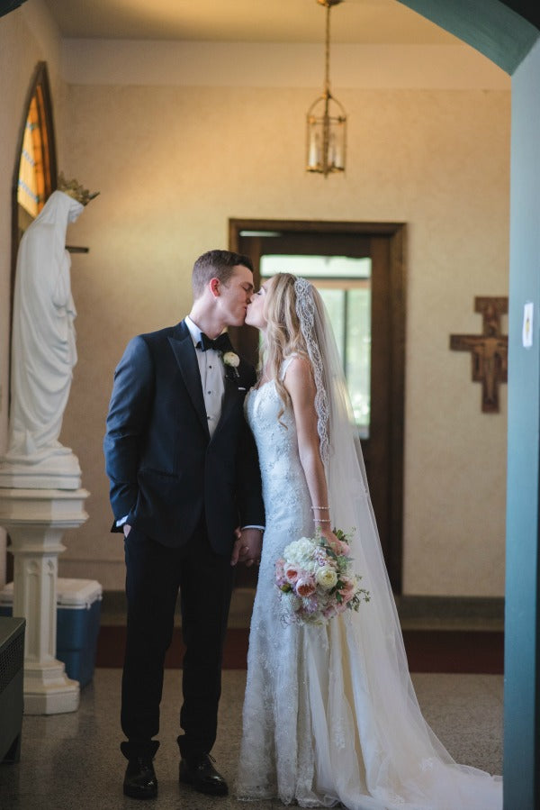 classic cathedral wedding