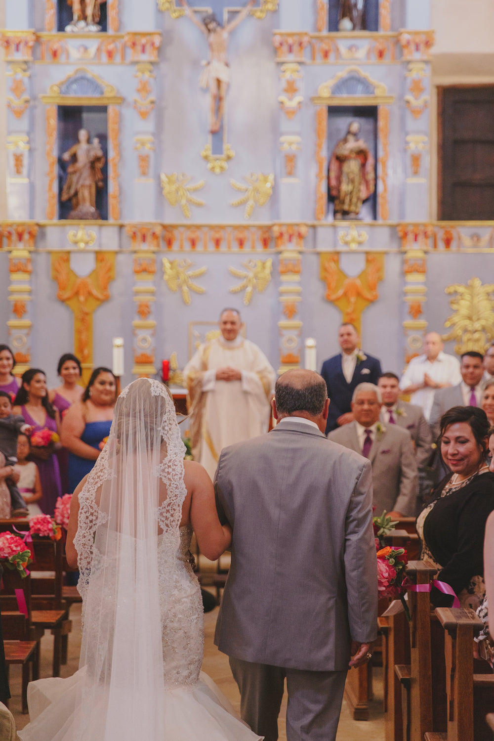 walking down the aisle