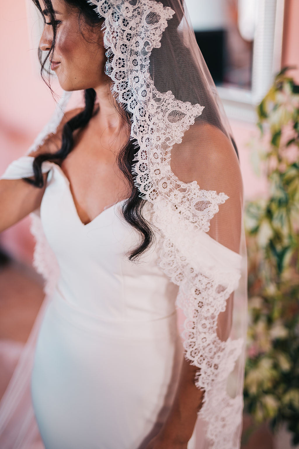 real bride from The Mantilla Company