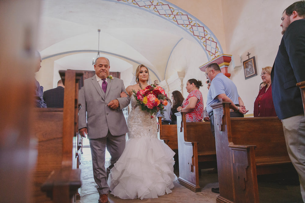 mexican style cathedral wedding