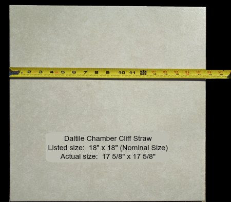 Ceramic Tile Nominal Size 