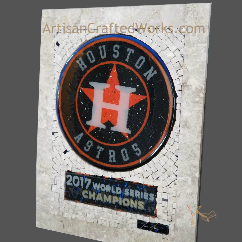 Houston Astros World Series Champions Art Piece