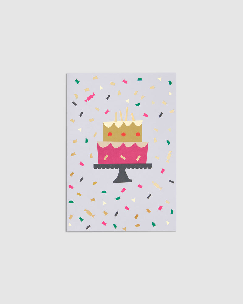 Greeting Card Birthday Cake Wrap