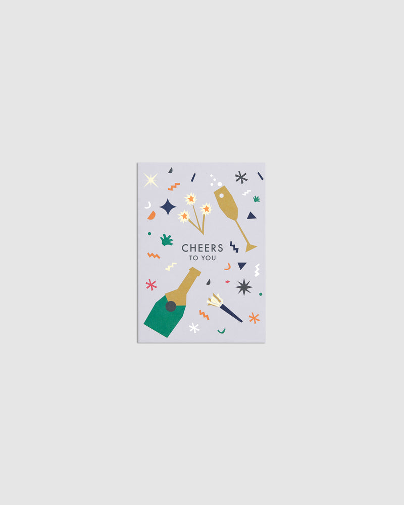 Greeting Card Cheers Wrap