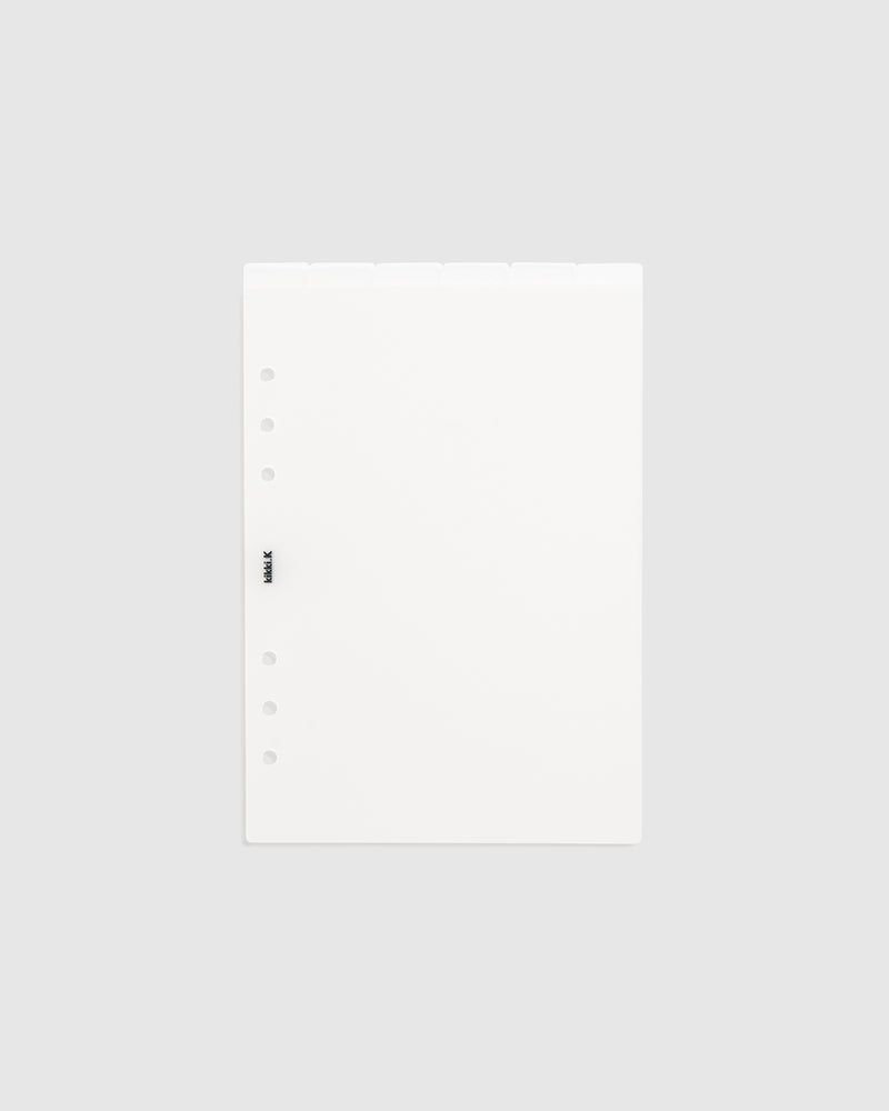 Metropolis Planner Divider Top Tab Blank